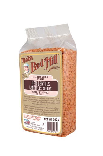 Red lentils - 765g - canadian - side