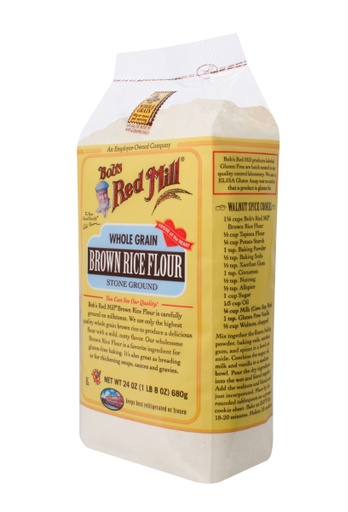 Rice flour brown - side