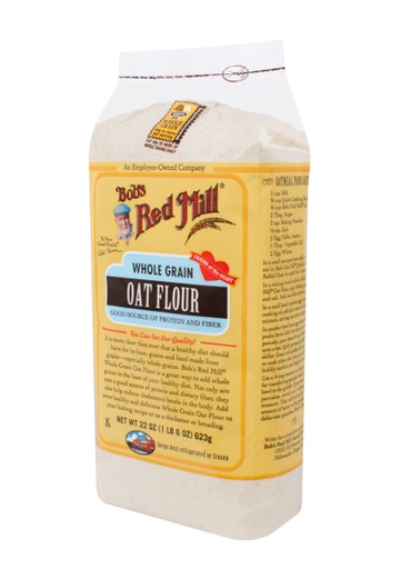 Oat flour whole grain - side
