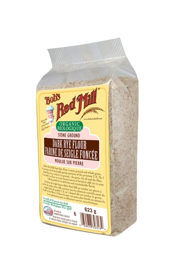 Og dark rye flour - canadian - 623g - side