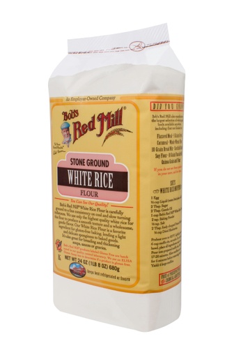 Rice flour white - side