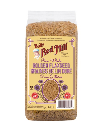Golden flaxseed - 680g - canadian - front