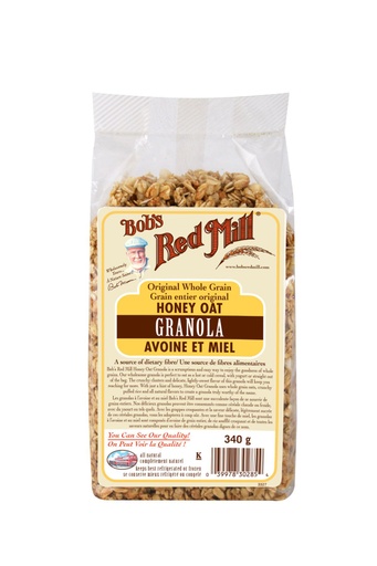 Honey oat granola - canadian - 340g - front