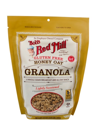 GF Honey Oat Granola - SUP - front
