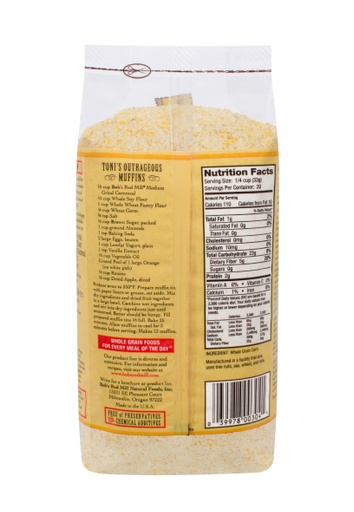 Cornmeal medium - back