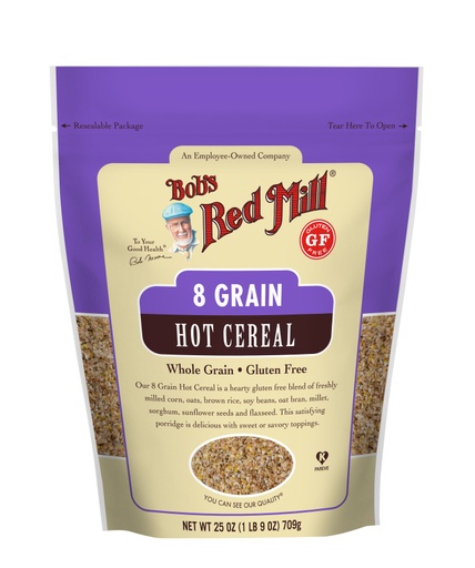 Gluten Free 8 Grain Hot Cereal- front
