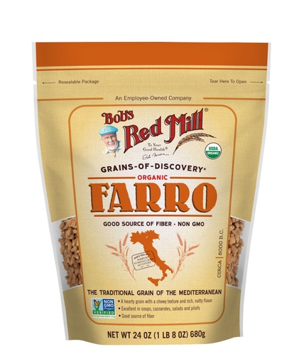 Organic Farro, 24 oz- front