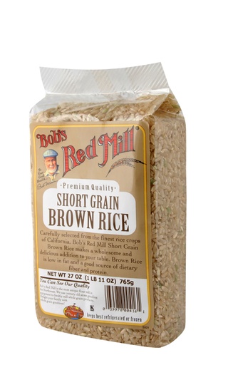 Rice short grain brown - side