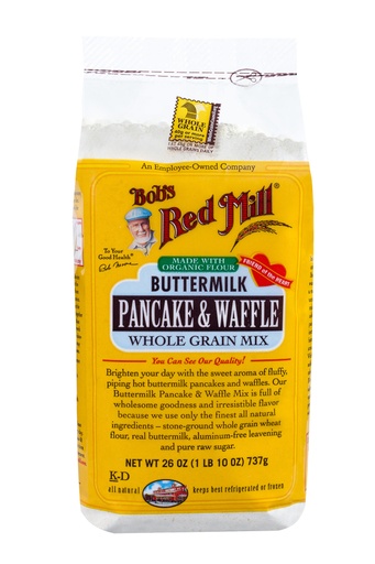 Organic Buttermilk pancake & waffle mix - front