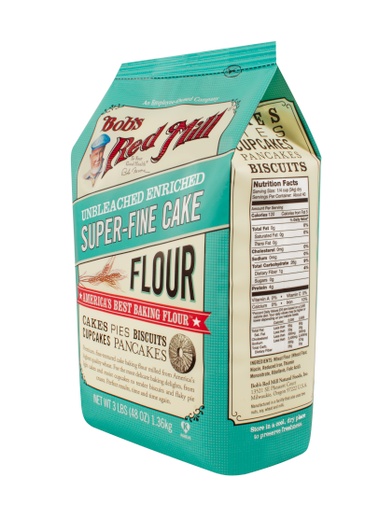 Super fine cake flour - side
