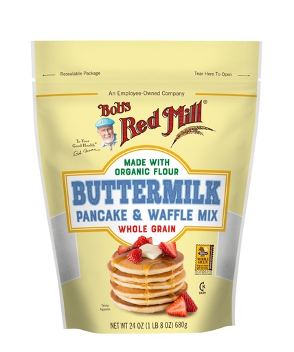 Organic Buttermilk Pancake Mix- front