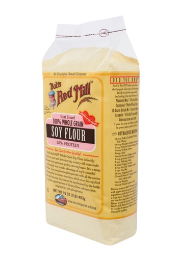 Soy flour stone ground - side
