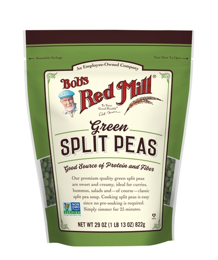 Green Split Peas - front