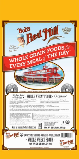 OG Whole Wheat Flour - 25 lbs