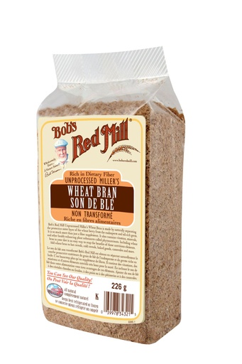 Wheat bran - canadian - 226g - side
