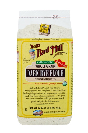 Organic Rye flour dark - front