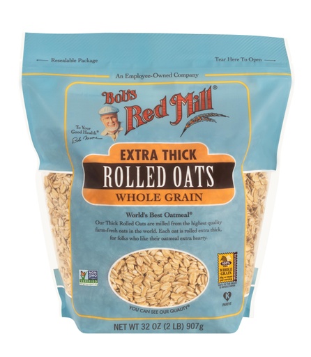 Oats Rolled Thick - front - 32 oz