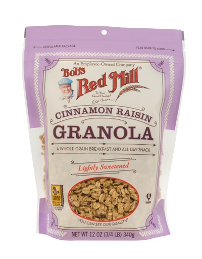 Granola Cinnamon Raisin- front